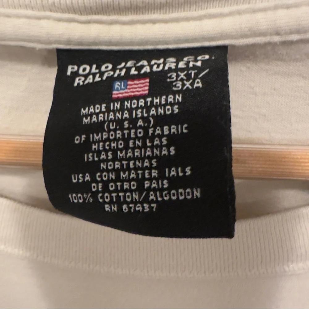 Vintage Polo Jeans Co. Ralph Lauren 3XT Logo T-Shirt